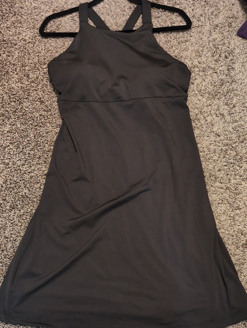 Patagonia Black Halter Midi Dress